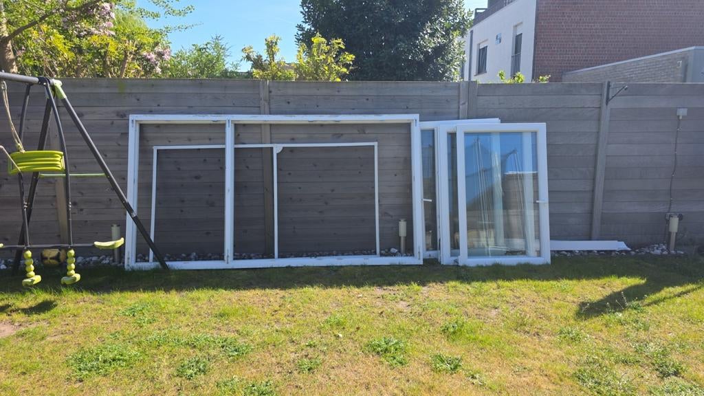 Te Gent,pvc ramen, Enlèvement, Utilisé, Synthétique, Châssis de fenêtre