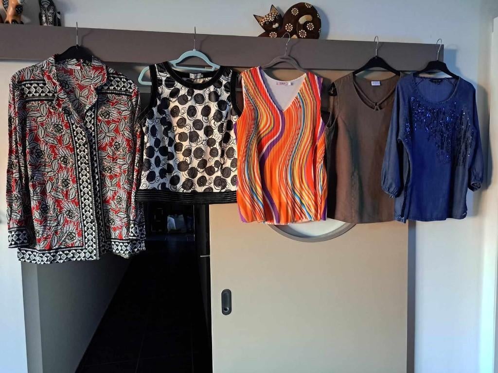 Blouses, en tops mt 44/46, Kleding | Dames, Ophalen of Verzenden, Zo goed als nieuw, Maat 42/44 (L), Overige kleuren