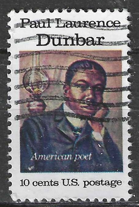 États-Unis 1975 - Yvert 1052 - Paul Laurence Dunbar (ST), Timbres & Monnaies, Envoi, Affranchi