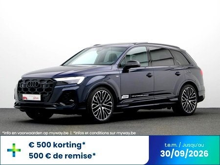 Audi Q7 S-LINE 60 TFSIe 490 PK TIPTRONIC QUATTRO, Autos, Achat, Entreprise, 31 g/km, https://public.car-pass.be/vhr/20279939-44f2-4e4e-97d4-1907a0fae030