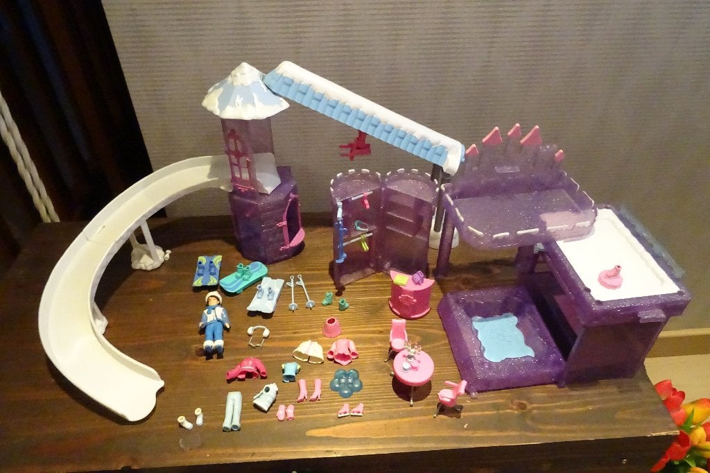 Polly Pocket Winterpret, Ophalen of Verzenden, Gebruikt