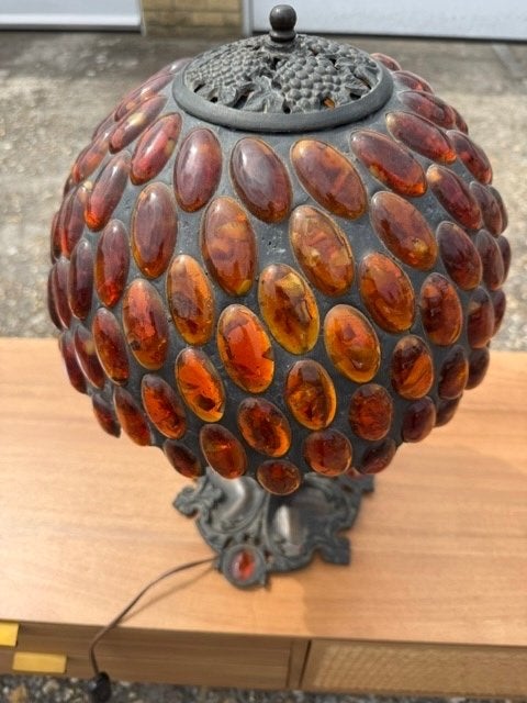 Decoratieve lamp, Ophalen, Gebruikt, Vintage, Oranje