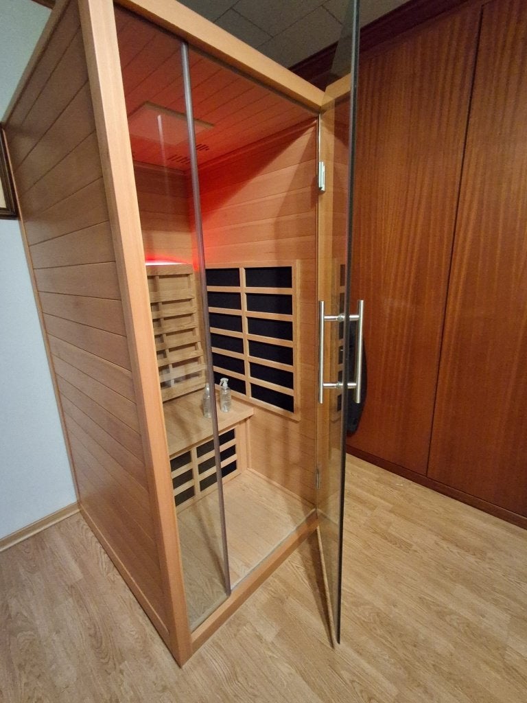 INFRAROOD CABINE, Sport en Fitness, Sauna, Ophalen, Zo goed als nieuw, Infrarood, Complete sauna