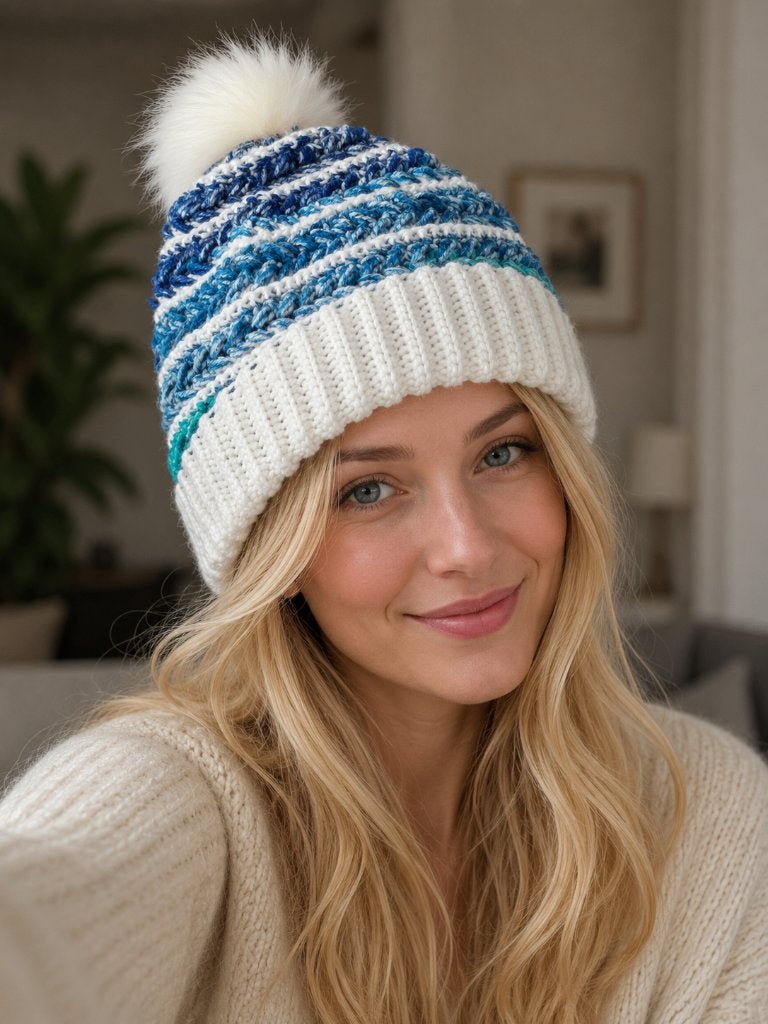 bonnet femme, Les créations de faby, Bonnet, Envoi, Taille 42/44 (L)