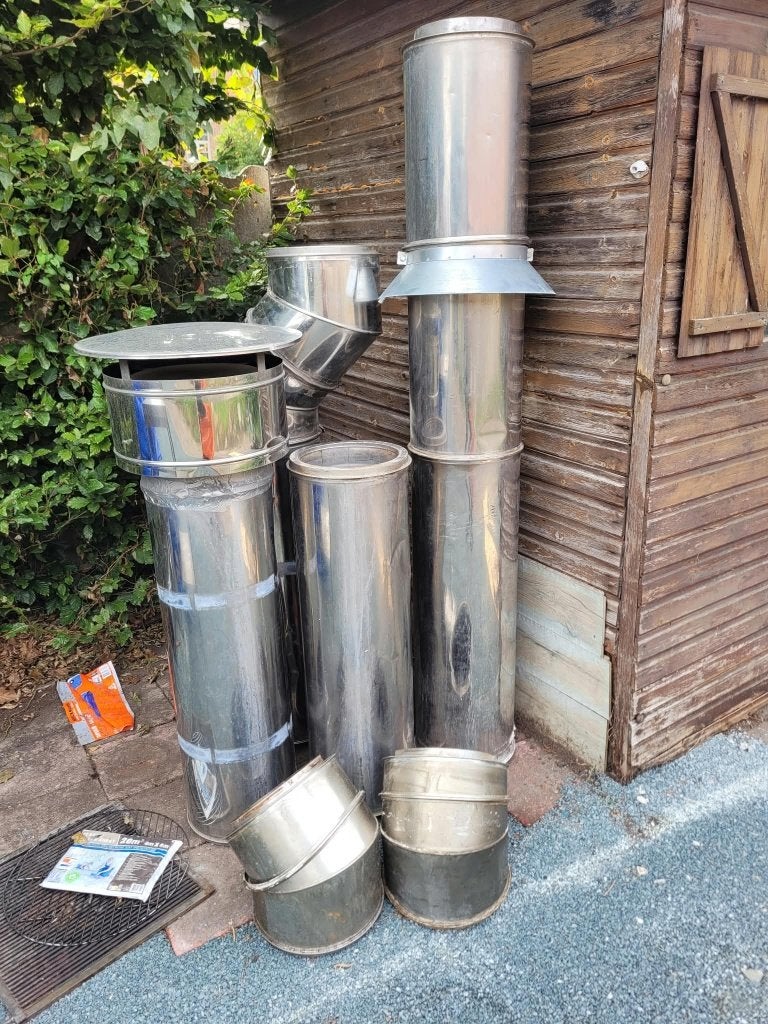 Buizen voor barbecue, Ophalen, Gebruikt, Fornuis, Frituur en Grillen