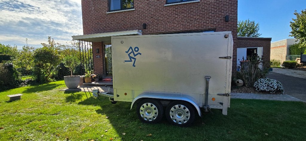 Gesloten waterdichte aanhanger 750kg, Auto diversen, Ophalen, Gebruikt