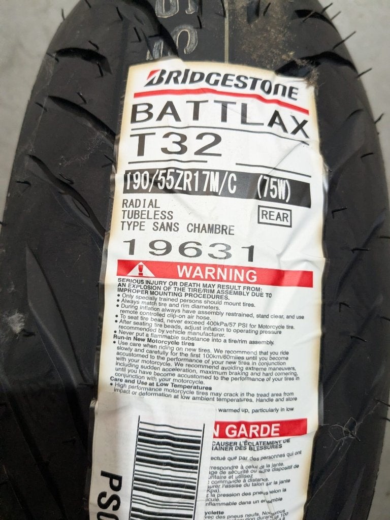 Bridgestone Battlax T32 190/50ZR17, Motoren, Ophalen of Verzenden, Nieuw
