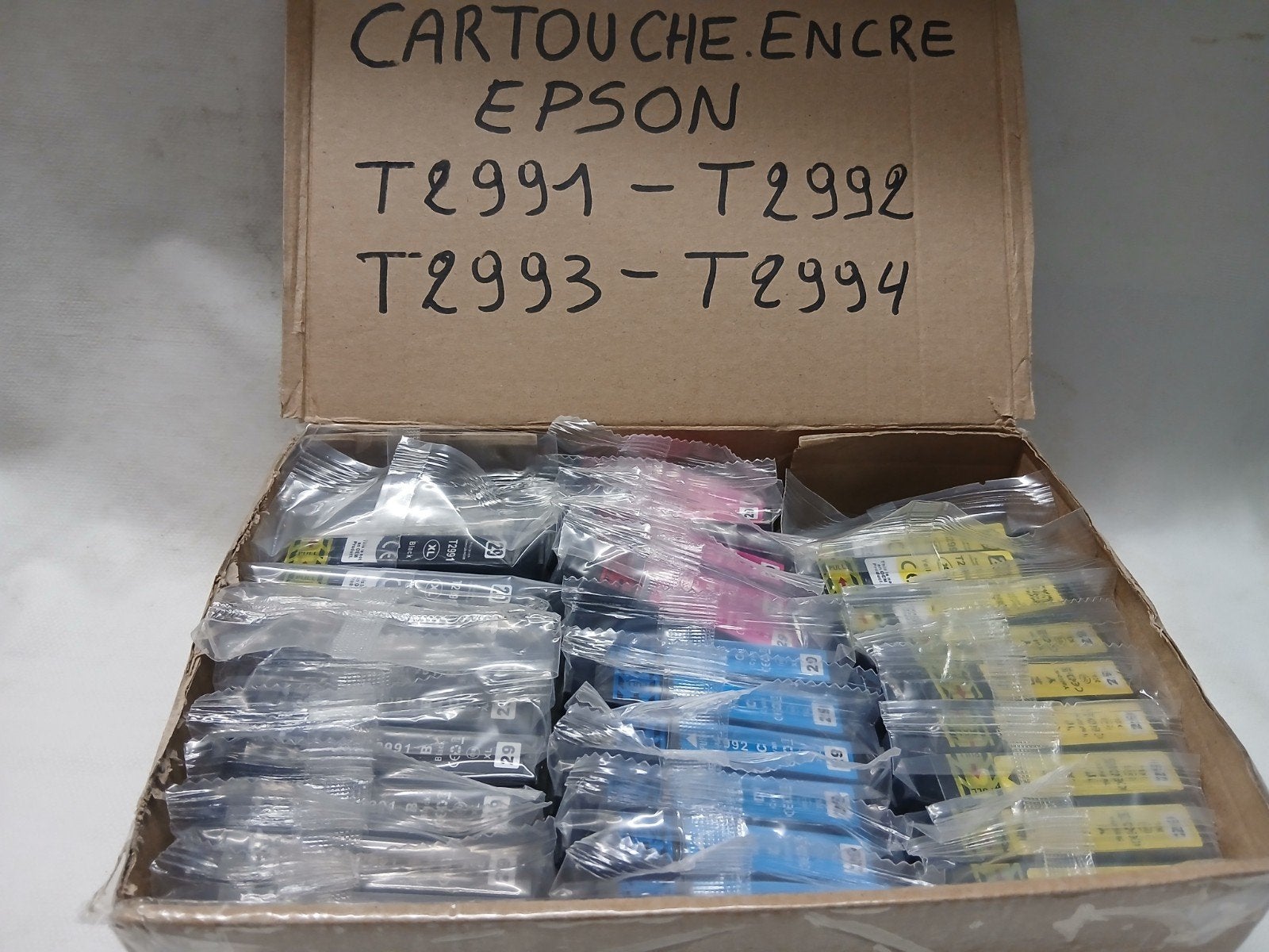 Cartouche encre EPSON, Enlèvement