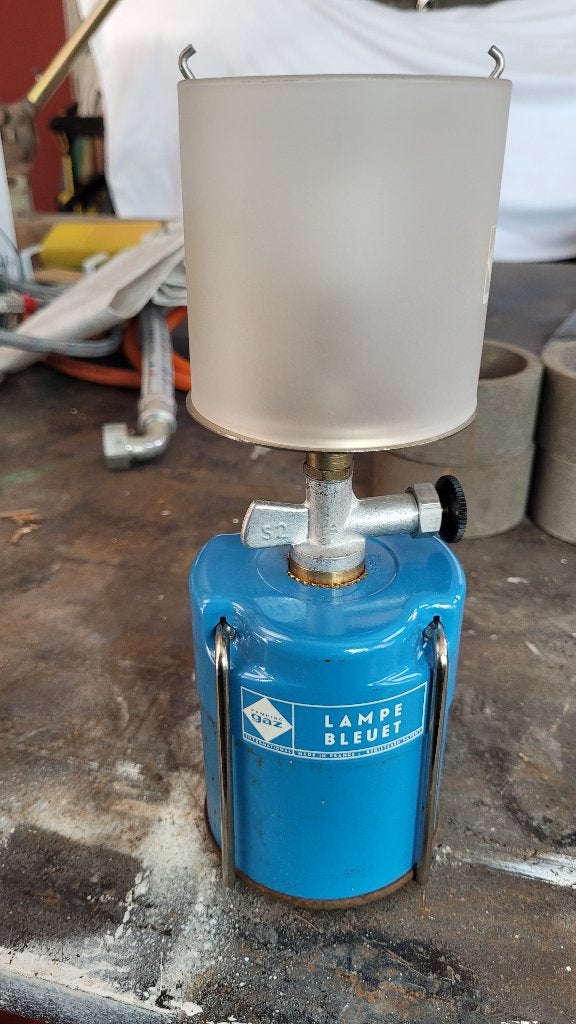 CAMPINGGAS LAMP, Ophalen, Gebruikt