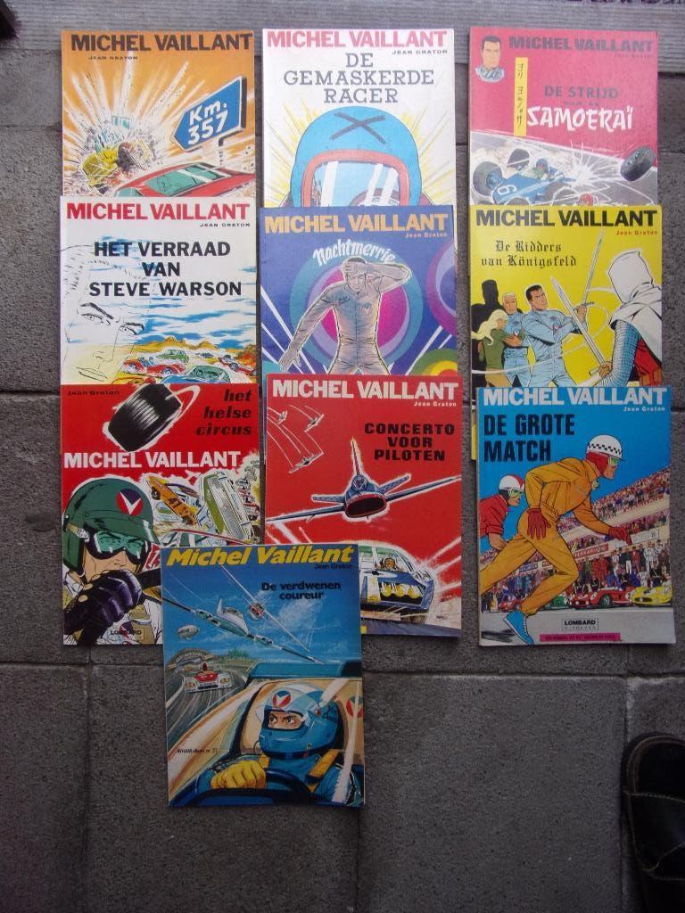 10   MICHEL VAILLANT STRIPS, Meerdere stripboeken, Ophalen of Verzenden, Zo goed als nieuw, Jean Graton