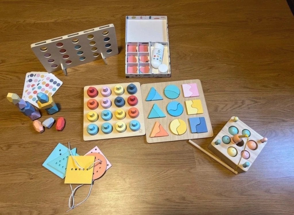 Set educatief speelgoed - Montessori, Enlèvement, Comme neuf, Construction