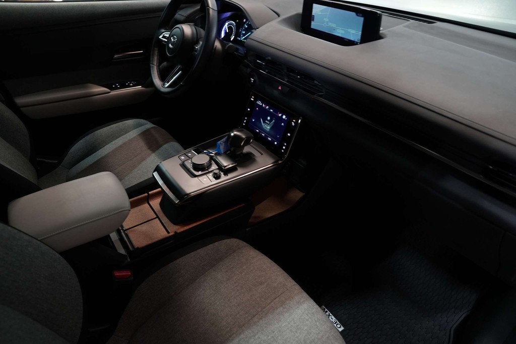Mazda 35.5 kWh e-SKYACTIV Exclusive-Line Garantie Automa, Auto's, Automaat, Stof, Gebruikt, 107 kW