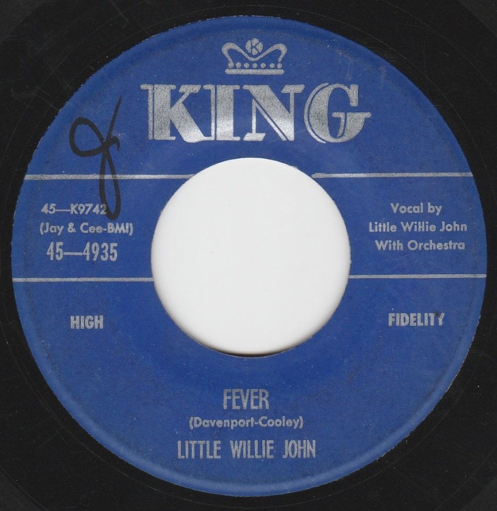 Little Willie John / Fever * Popcorn Groove *, CD & DVD, Enlèvement ou Envoi, 7 inch, Utilisé, Housse de protection extérieure
