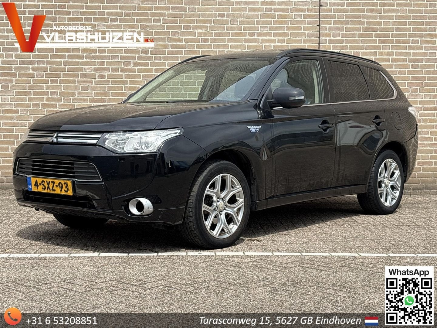 Mitsubishi Outlander 2.0 PHEV instyle | Leder | Pano | Clima, Auto's, Mitsubishi, Outlander, Zwart, Navigatiesysteem, Zwart