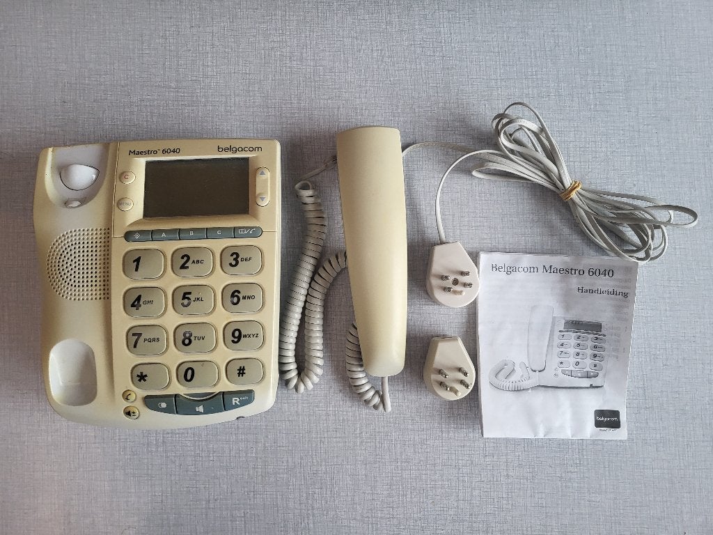 Téléphone Senior Belgacom Maestro 6040, Envoi, Utilisé