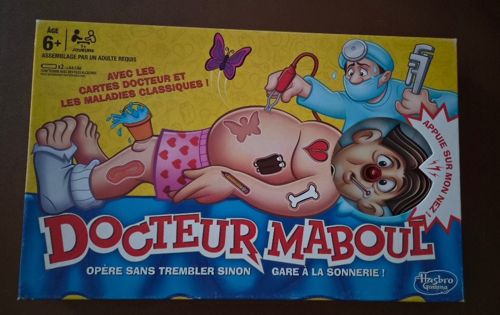 A saisir : Jeu Docteur Maboul Hasbro fonctionnel!, 1 ou 2 joueurs, Enlèvement, Utilisé, HASBRO