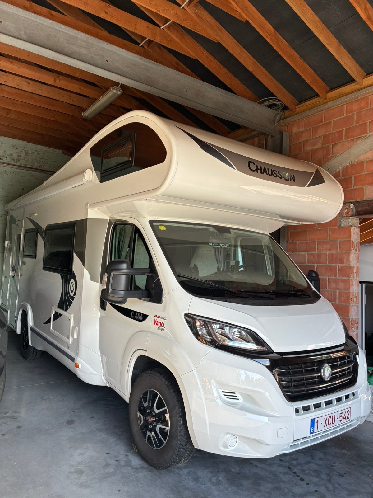 Chausson c656 flash, Caravans en Kamperen, Mobilhomes, Alkoof, Ringverwarming, Fiat, Koelkast
