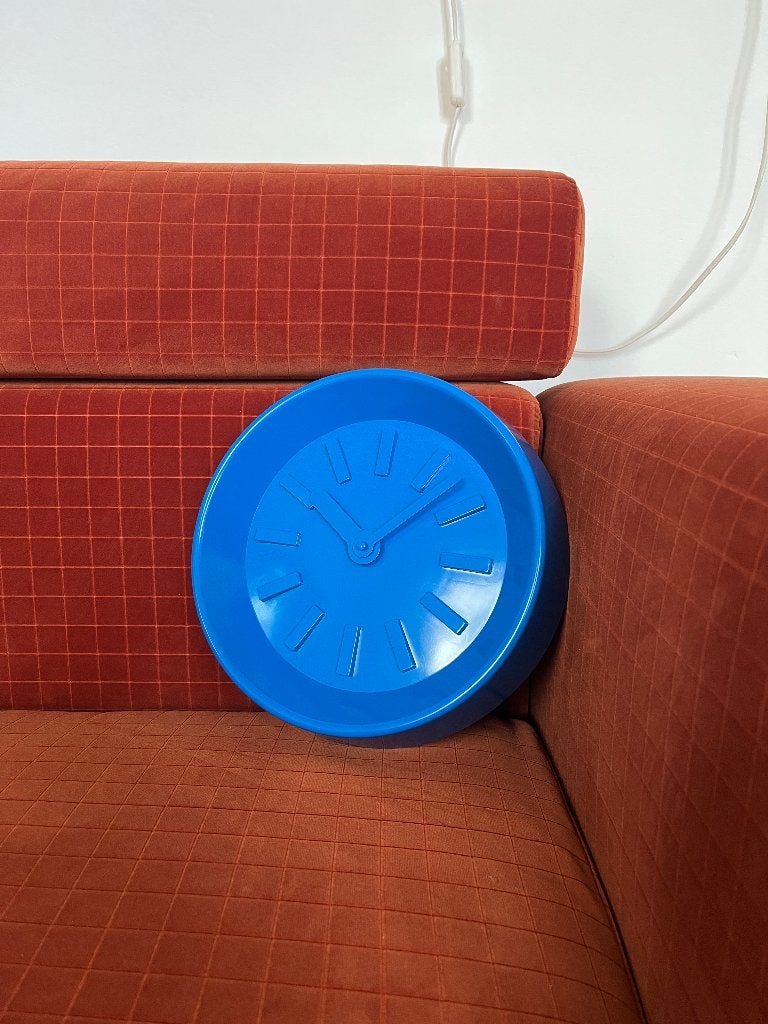 Horloge pop, Maison & Meubles, Accessoires pour la Maison | Horloges, Bleu, Enlèvement, Horloge murale, Analogique