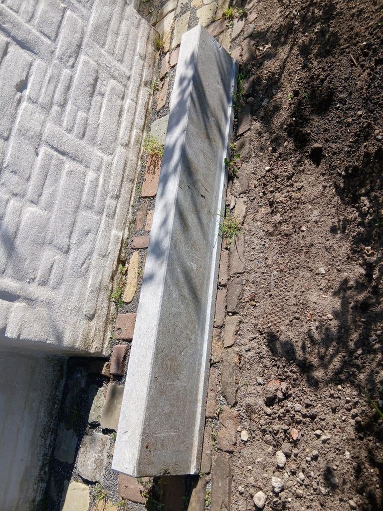 Dorpel blauwe steen met lip, Ophalen, 100 tot 200 cm, Overige typen, Zo goed als nieuw