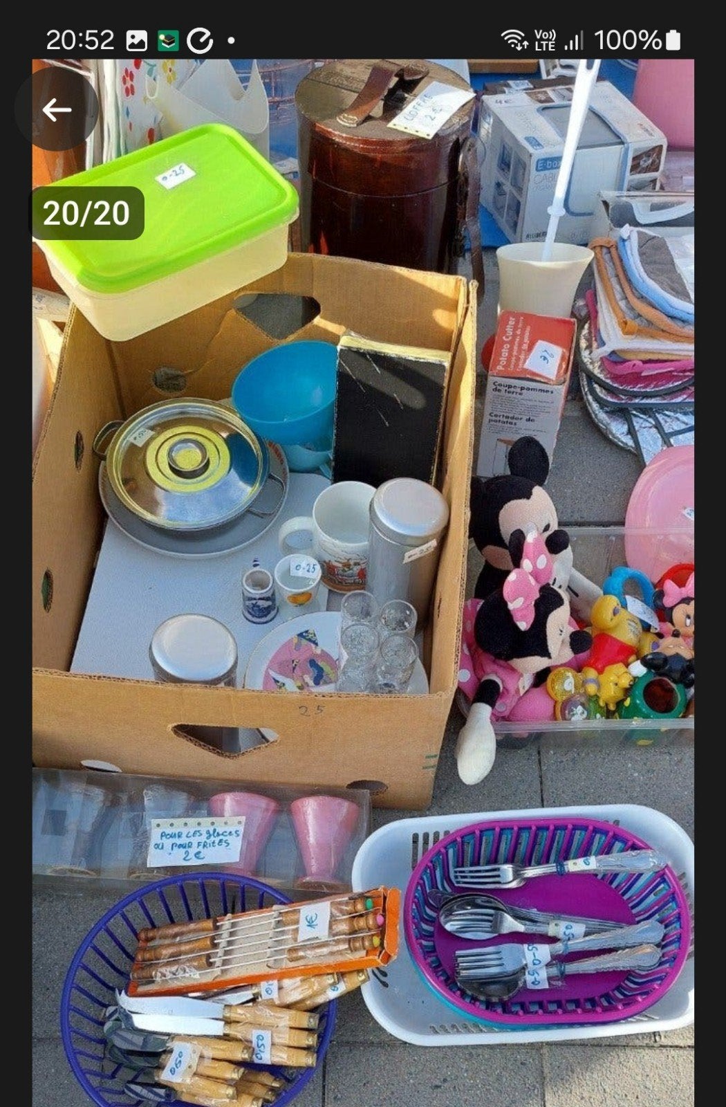 liquidation    lots de brocante à vendre tout pour 30€, Enlèvement