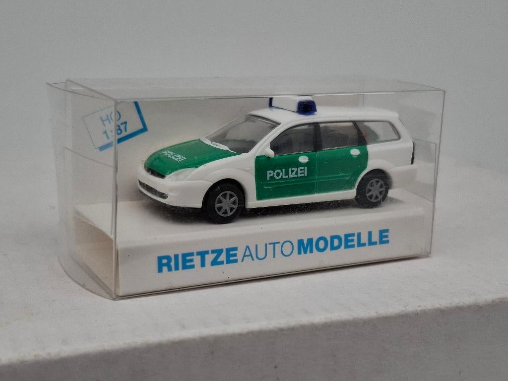 Ford Focus Turnier - Police - Rietze 1/87, Envoi, Comme neuf, Voiture, Rietze