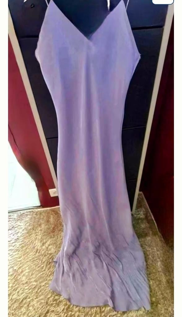 SUPERBE ROBE COULEUR PARME - (mariage, cérémonie,...), Kleding | Dames, Jurken, Zo goed als nieuw, Maat 36 (S), Overige kleuren