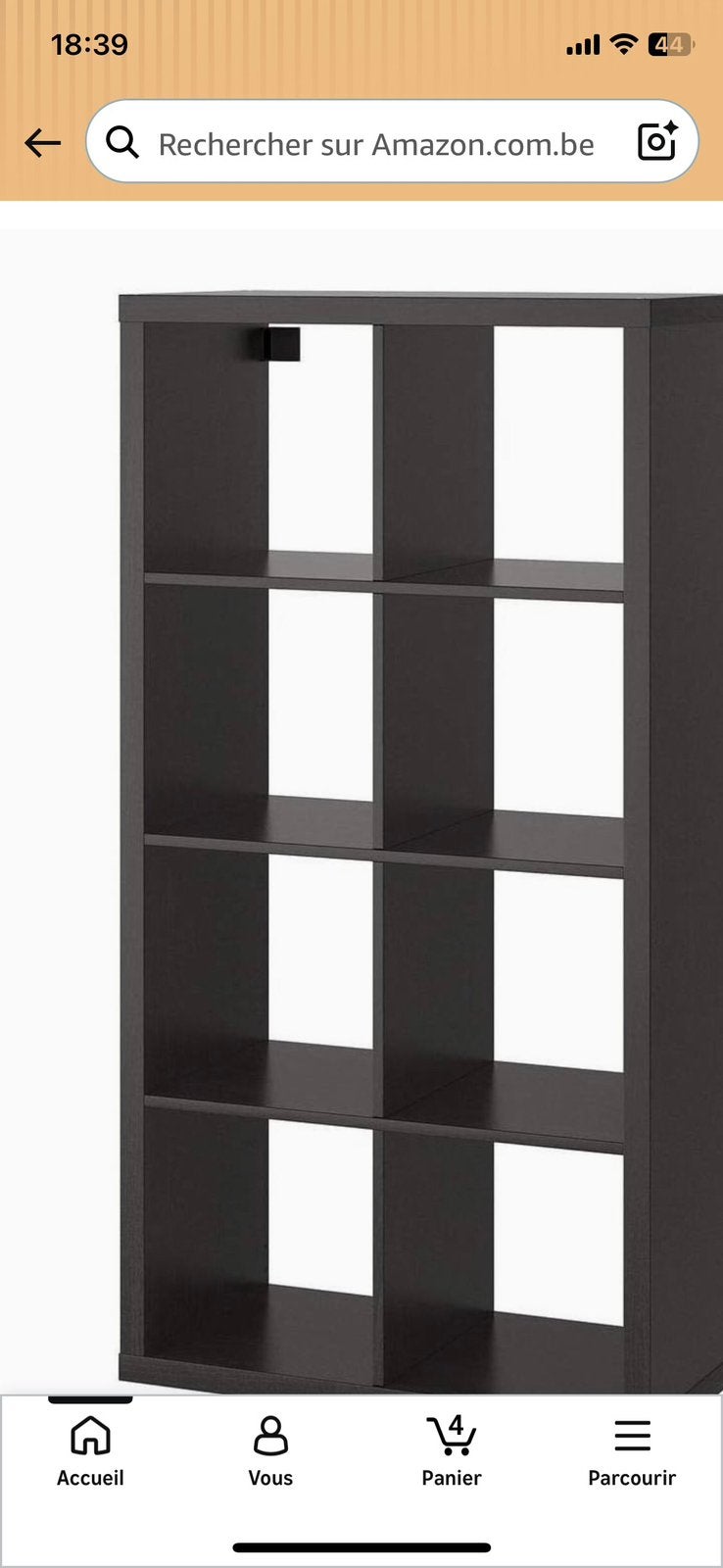 Etagère IKEA Kallax, 25 à 50 cm, Comme neuf, 100 à 150 cm, Moderne