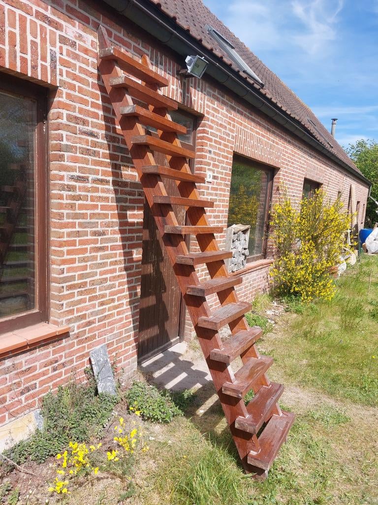 Houten trap, Ophalen, Trap