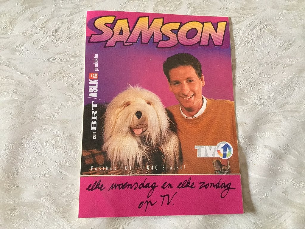 Samson en Gert sticker Tv1 retro plakker, Verzamelen, Ophalen of Verzenden