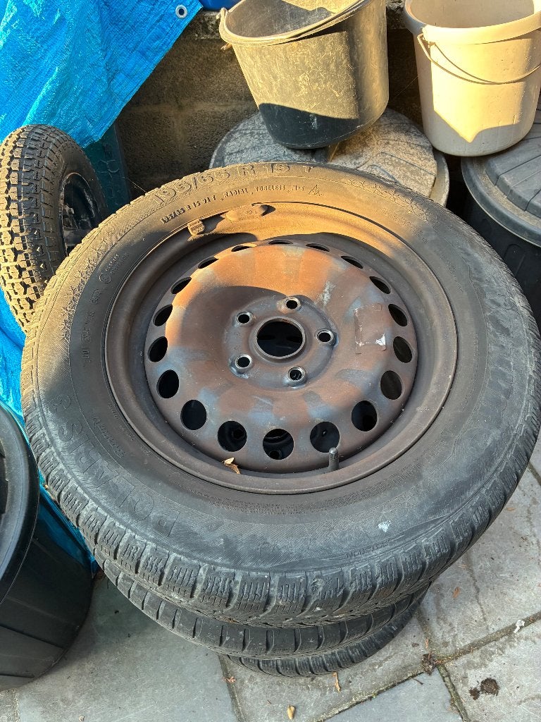 Jantes acier Volkswagen golf 5 6 7, Autos : Pièces & Accessoires, 15 pouces, Pneus hiver, Enlèvement, Utilisé