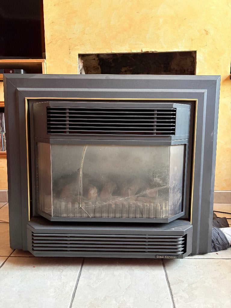 gaskachel well straler inbouw 9Kw, Ophalen, Gebruikt, Gas, Inbouw