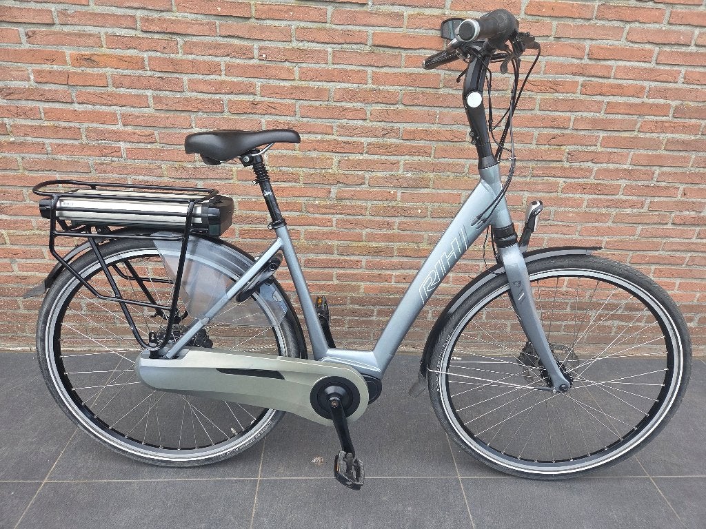 Elektrische damesfiets met middenmotor, Gebruikt, 47 tot 51 cm, 50 km per accu of meer, Ophalen