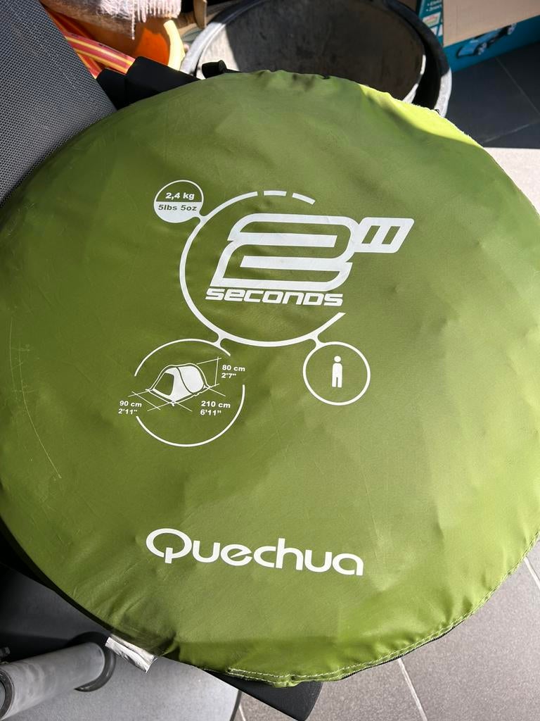 Quechua pop up tent, Caravans en Kamperen, Tenten, Ophalen, Zo goed als nieuw