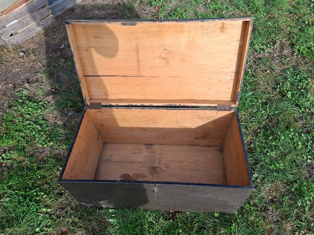 Houten Koffer, Ophalen, Gebruikt, Minder dan 50 cm, 75 tot 100 cm