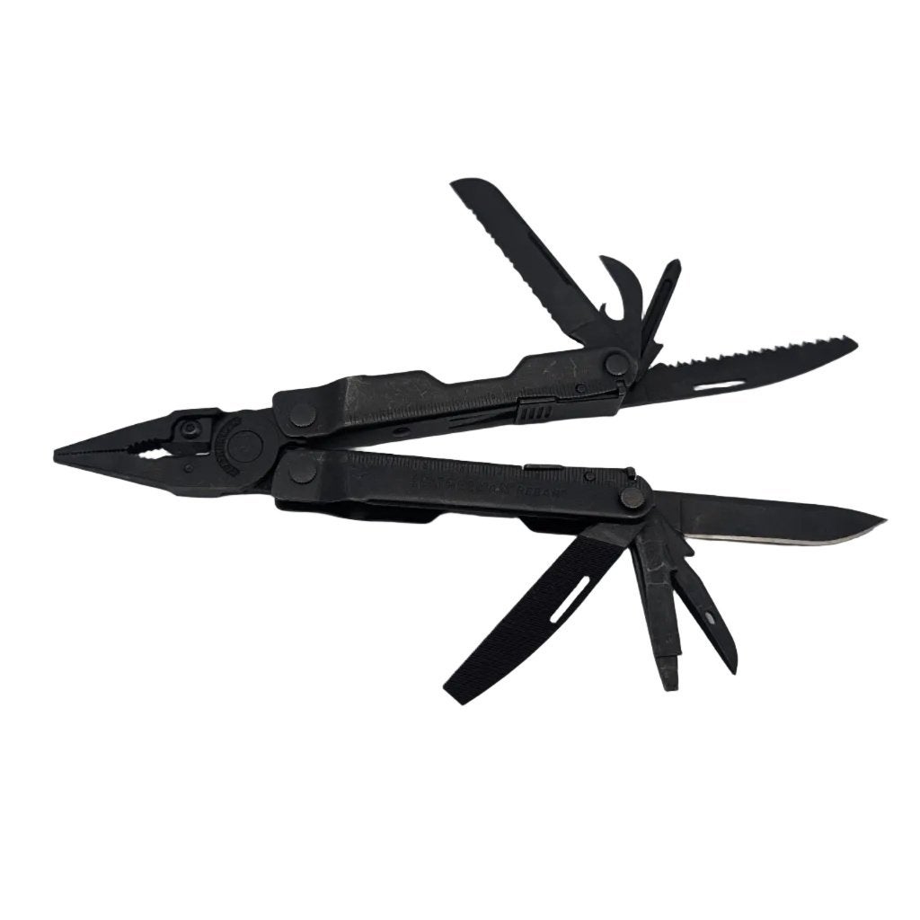 Barre d'armature Leatherman noire — Classe B, Caravanes & Camping, Enlèvement ou Envoi, Comme neuf