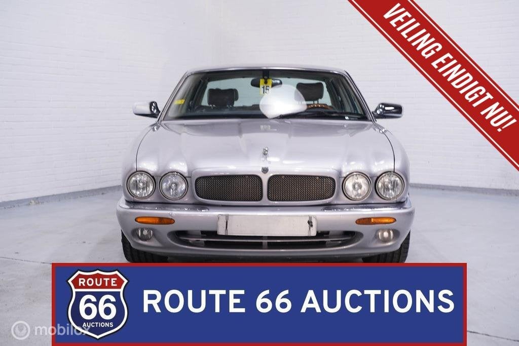 Jaguar XJR 4.0 V8 Supercharged | 2000 | Route 66 Auctions, Zwart, Bedrijf, Handgeschakeld, Overige carrosserie