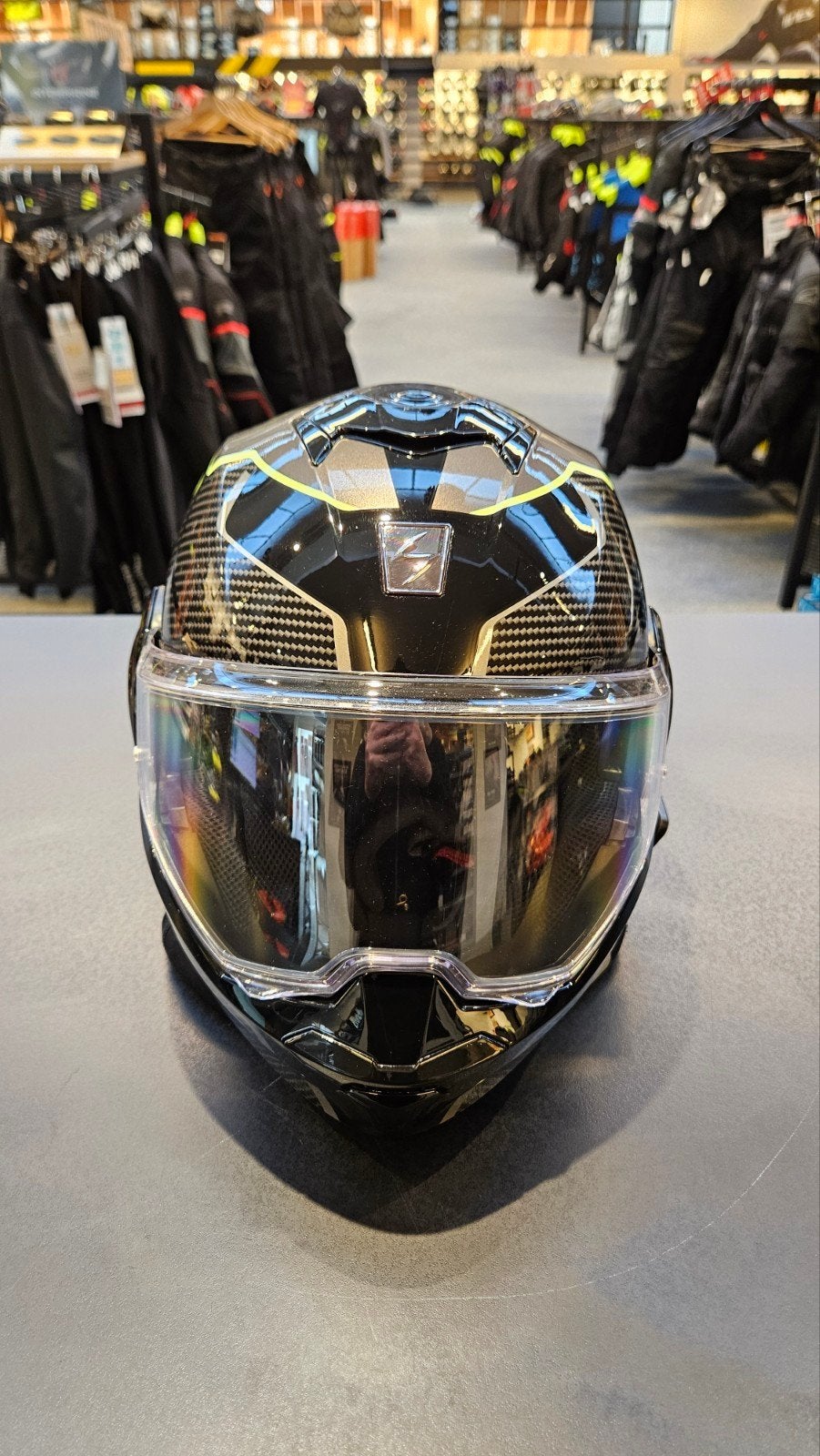 Scorpion Exo-Tech carbon, Systeemhelm, Dames, S, Tweedehands