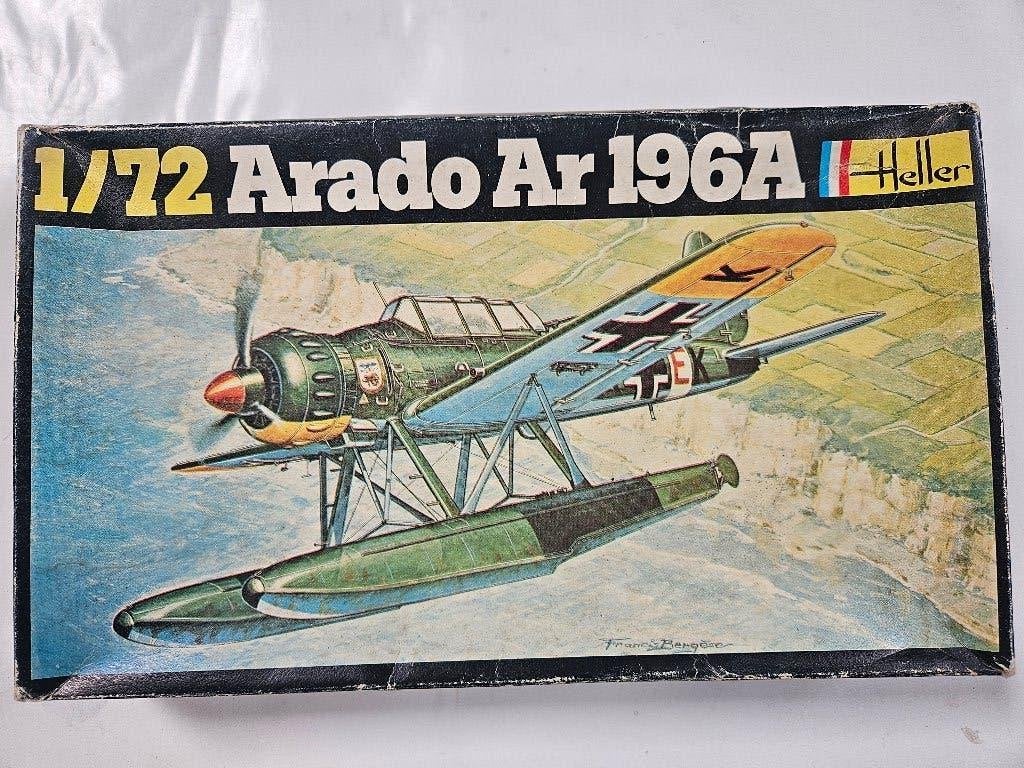 BOUWDOOS HELLER  ARADO AR 196 A, Hobby en Vrije tijd, Modelbouw | Vliegtuigen en Helikopters, Ophalen, Gebruikt, Heller