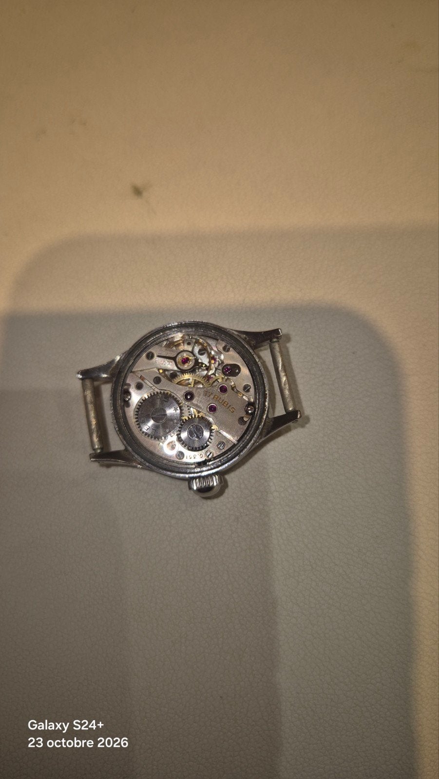 leonidas sport swiss mecanique, Enlèvement ou Envoi, Utilisé, Montre-bracelet, Autres marques