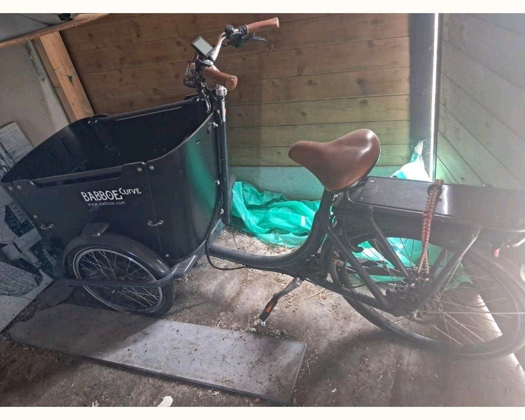 bakfiets babboe, Vélos & Vélomoteurs, Vélos | Vélos avec bac, Autres marques, Enlèvement, Utilisé, 4 enfants ou plus