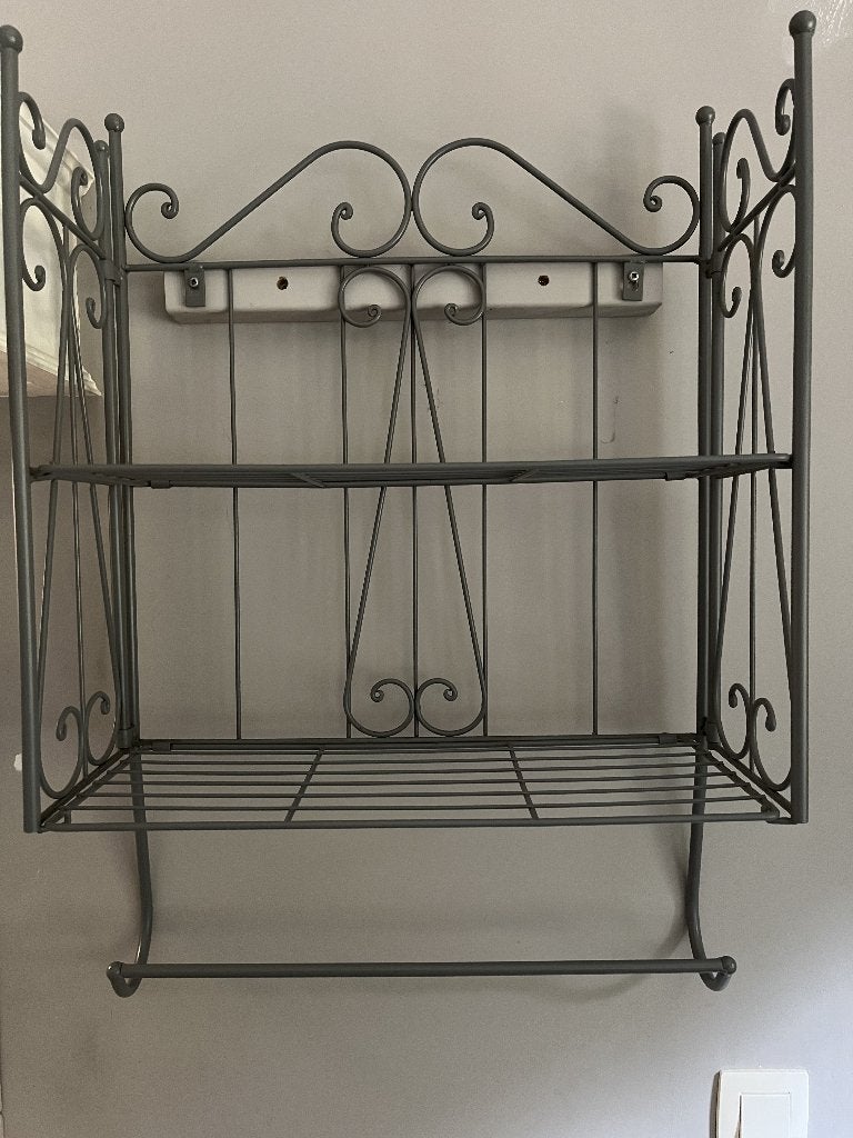 étagère métallique, Comme neuf, Enlèvement, Étagère, Métal