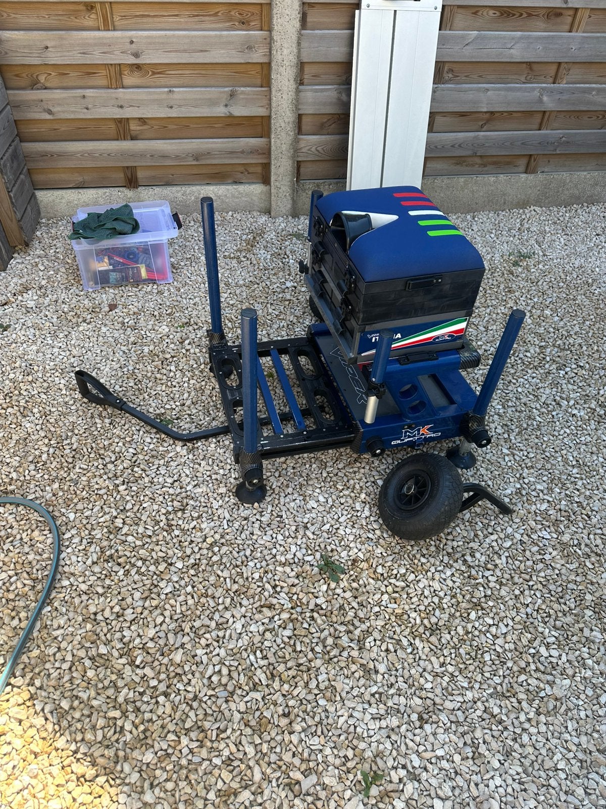 Vis station, Watersport en Boten, Ophalen, Gebruikt, Complete set