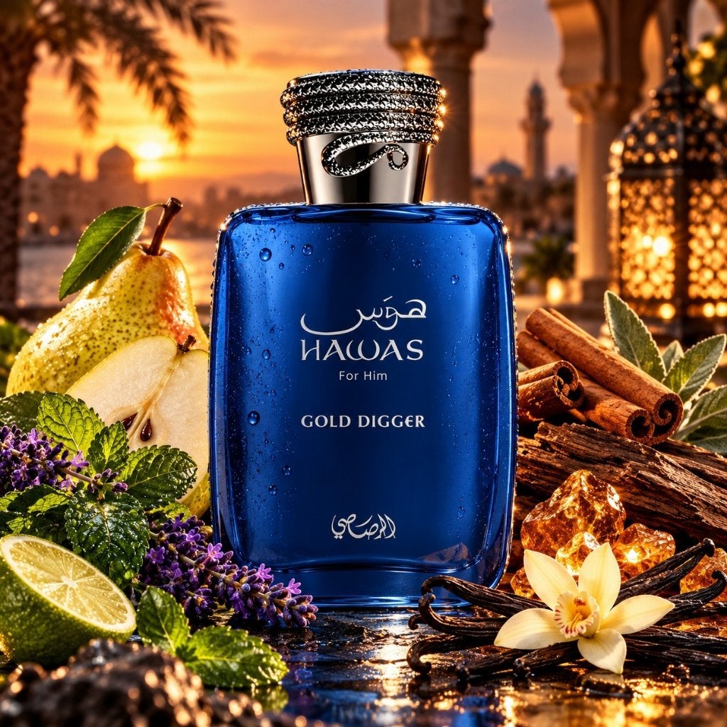 Rasasi Hawas Gold Digger | Decants 3/5/10 ml | Origineel, Ophalen of Verzenden, Nieuw