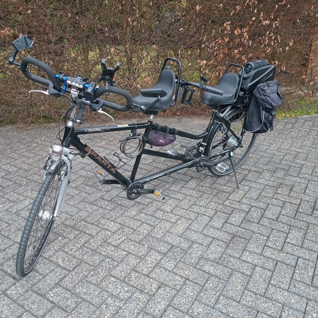 Tandem électrique Sparta Twister (E-link) — Très complet, Vélos & Vélomoteurs, Enlèvement