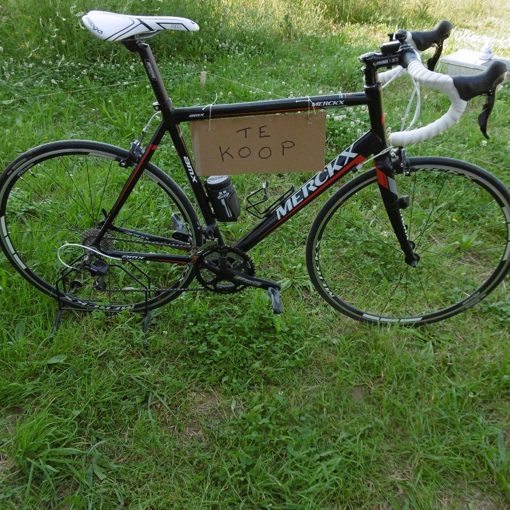koersfiets Eddy Merckx, Ophalen, Gebruikt