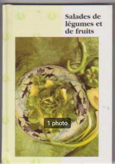 "Salades de légumes et de fruits" Unic (1994), Enlèvement ou Envoi, Cuisine saine, Comme neuf, Tapas, Snacks et Dim Sum