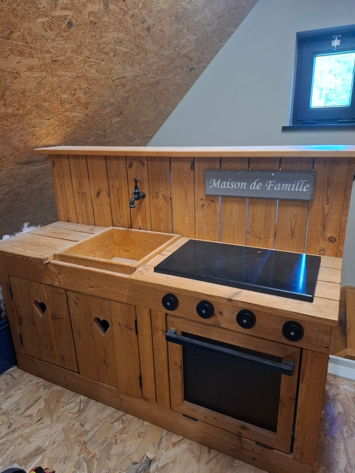 houten speelgoed keukentje, Enlèvement, Utilisé, Bois, Jouer à la cuisine