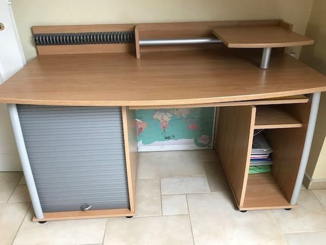 bureau pour étudiant, Maison & Meubles, Autres types, 62 cm, Comme neuf, Enlèvement