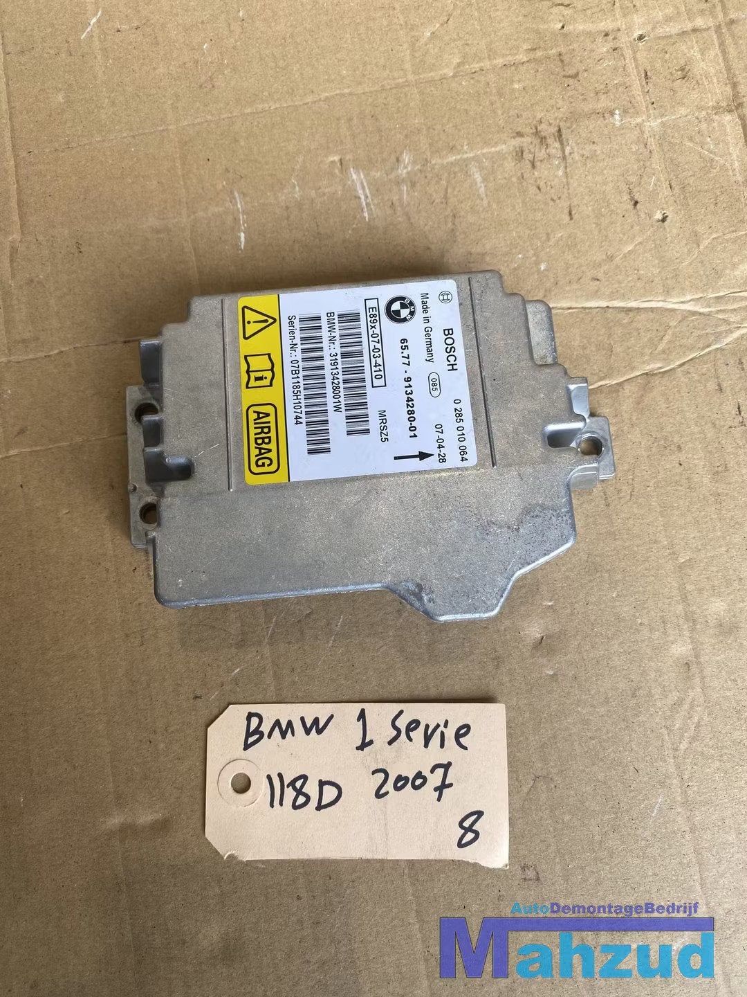BMW 1 SERIE E87 Airbag module 6577913428001, Petuelring 130
80788  Munich, DE, Info@bmw.de, Utilisé, BMW
