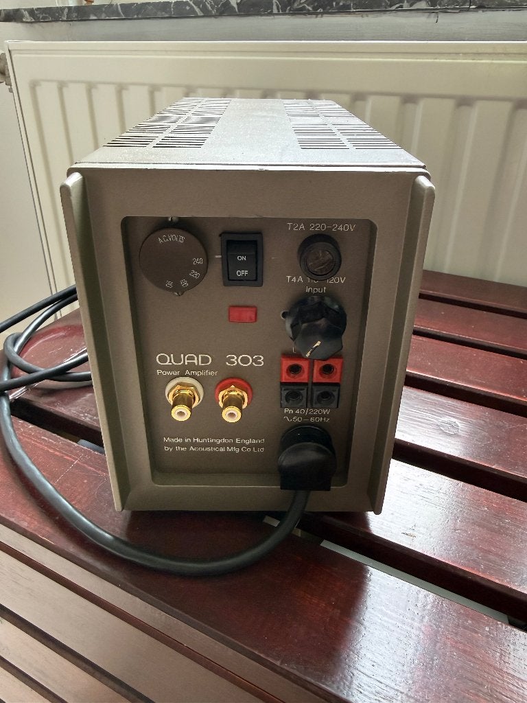 Ampli QUAD 303, Audio, Tv en Foto, Versterkers en Ontvangers, Ophalen, Gebruikt, Minder dan 60 watt